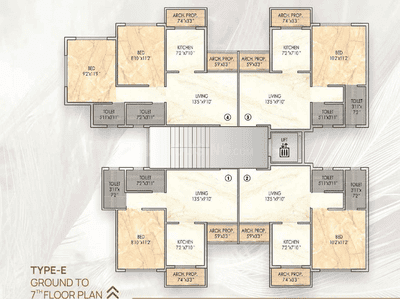 Project Image of 886 Sq.ft 2 BHK Apartment / Flat for sale in Ambernath East for Rs. 3299000