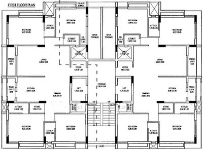 Project Image of 1364.0 - 1393.0 Sq.ft 4 BHK Apartment for buy in Om Gokul Heights