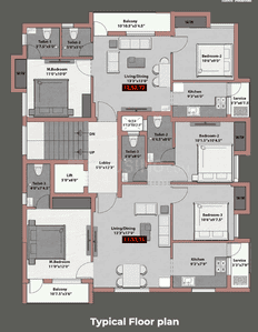 Project Image of 892.0 - 1297.0 Sq.ft 2 BHK Apartment for buy in MP Rue Radiale Ph 1