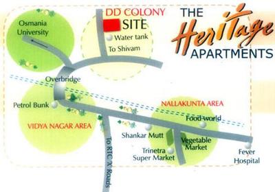 Project Image of 0.0 - 1350.0 Sq.ft 3 BHK Apartment for buy in Jubilee The Heritage Apartments