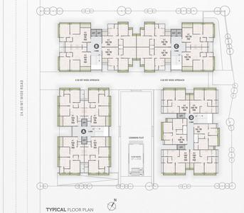 Project Image of 511.07 - 627.32 Sq.ft 2 BHK Apartment for buy in Shyam Atulyam