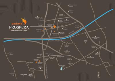 Project Image of 0.0 - 644.62 Sq.ft 2 BHK Apartment for buy in Darshanam Prospera