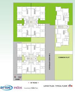Project Image of 1917.0 - 2322.0 Sq.ft 3 BHK Apartment for buy in Arise Pride