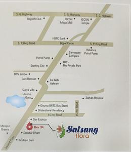 Project Image of 0.0 - 544.65 Sq.ft 2 BHK Apartment for buy in Dhruv Satsang Flora