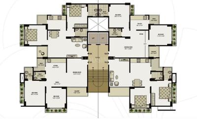 Project Image of 1593 Sq.ft 3 BHK Apartment / Flat for sale in Makarba for Rs. 8200000