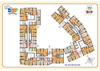 Project Image of 0.0 - 560.0 Sq.ft 1 BHK Apartment for buy in Deep Associates Pride