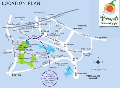 Pragati Living Location Plan 1