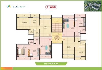 Project Image of 340.0 - 790.0 Sq.ft 1 BHK Apartment for buy in Tulsi Leela