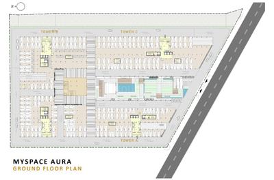 Project Image of 1840.0 - 3530.0 Sq.ft 3 BHK Apartment for buy in My Space Aura