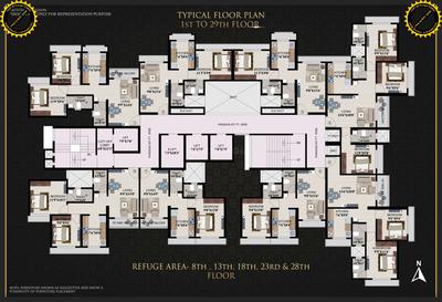 Project Image of 411.0 - 756.0 Sq.ft 1 BHK Apartment for buy in Om Swayambhu Siddhivinayak Balaji Residency