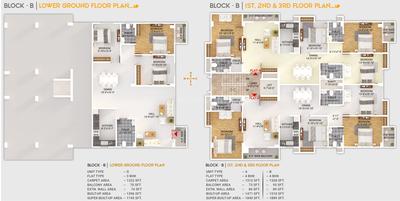 Project Image of 1889 Sq.ft 4 BHK Apartment / Flat for sale in Chandmari for Rs. 12900000