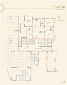 Project Image of 1252.21 - 2235.47 Sq.ft 3 BHK Apartment for buy in Shree Miraya