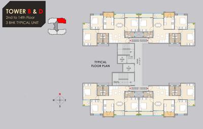 Project Image of 688.0 - 970.58 Sq.ft 2 BHK Apartment for buy in Officers Enclave