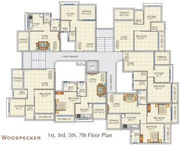 Project Image of 0.0 - 333.79 Sq.ft 1 BHK Apartment for buy in Motiram Puram
