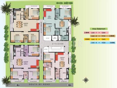 Project Image of 1113.0 - 1500.0 Sq.ft 2 BHK Apartment for buy in Anubhava Ishwerya Opal