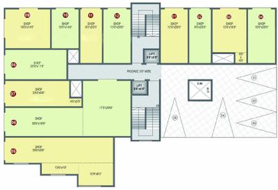Project Image of 291.0 - 573.0 Sq.ft 1 RK Apartment for buy in Shri Parrsssva Classic Apartment