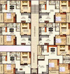 Project Image of 603.96 - 896.31 Sq.ft 2 BHK Apartment for buy in Siri Plaza