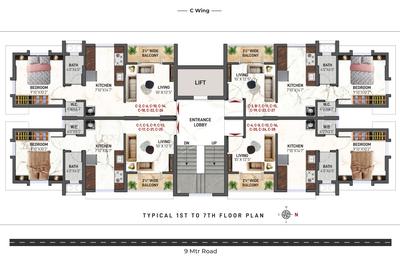 Project Image of 623.0 - 1082.0 Sq.ft 1 BHK Apartment for buy in Sumit Heritage
