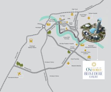 Project Image of 1542.0 - 2099.0 Sq.ft 3 BHK Apartment for buy in Shalimar Belvedere Court Phase 1