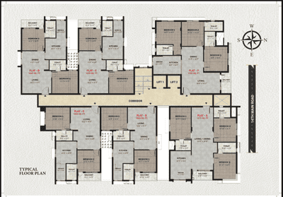 Project Image of 1024.0 - 1035.0 Sq.ft 2 BHK Apartment for buy in AURA