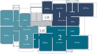 Project Image of 890.0 - 1070.0 Sq.ft 2 BHK Apartment for buy in Bhoomi Diamond