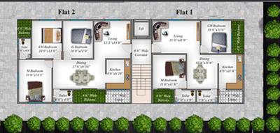 Project Image of 691.69 - 783.18 Sq.ft 2 BHK Apartment for buy in Vishwanadh Avenues 5