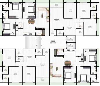 Project Image of 855.84 - 931.19 Sq.ft 3 BHK Apartment for buy in Krunal Lemon Tree