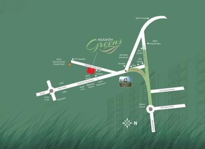 Project Image of 1099.96 - 1600.0 Sq.ft 3 BHK Apartment for buy in Nilkanth Greens Phase III