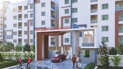 Project Image of 1017.0 - 1962.0 Sq.ft 2 BHK Apartment for buy in Sri Tirumala Millennium Phase III