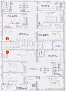 Project Image of 1254.0 - 1272.0 Sq.ft 3 BHK Apartment for buy in Indraa Sai Bhuvana Raghava Towers