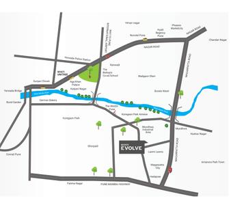 Project Image of 674.68 - 1632.45 Sq.ft 2 BHK Apartment for buy in Nyati Evolve I