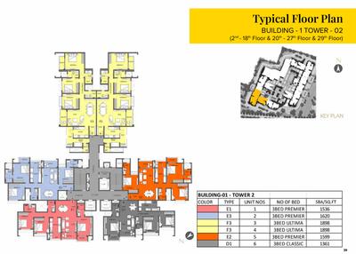 Project Image of 904.0 - 2419.0 Sq.ft 2 BHK Apartment for buy in The Prestige City Avalon Park