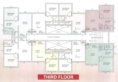 Project Image of 200.0 - 228.0 Sq.ft 1 RK Apartment for buy in Vardhaman Nest Homes