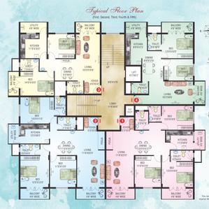 Project Image of 1120.0 - 1620.0 Sq.ft 2 BHK Apartment for buy in Poonam Sathya Nikethan