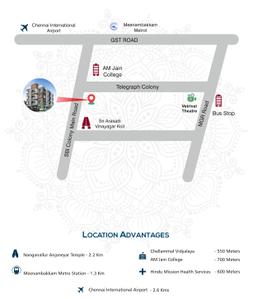 Project Image of 1284.0 - 1400.0 Sq.ft 3 BHK Apartment for buy in Vijay Amrutha