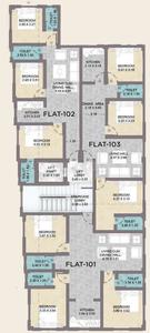 Project Image of 1194.75 - 1864.35 Sq.ft 3 BHK Apartment for buy in Medhatiya Sanjogita Nikunj Complex