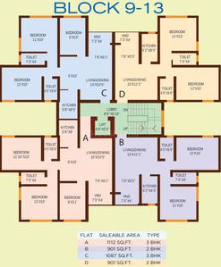 Project Image of 537.0 - 1872.0 Sq.ft 1 BHK Apartment for buy in Bloomsbury Convicity Apartments