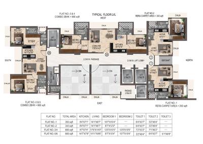 Project Image of 333.0 - 804.0 Sq.ft 1 BHK Apartment for buy in Infinity Residences