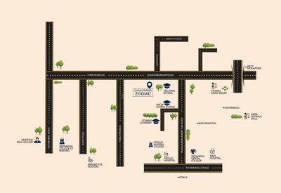 Project Image of 1057.0 - 2428.0 Sq.ft 2 BHK Apartment for buy in Casagrand Zodiac