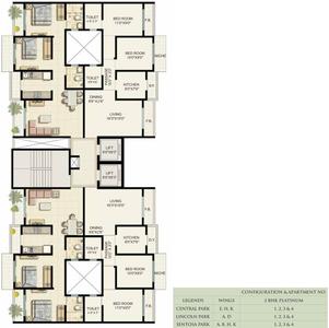 Project Image of 0.0 - 338.0 Sq.ft 1 BHK Apartment for buy in Ekta Parksville Phase II
