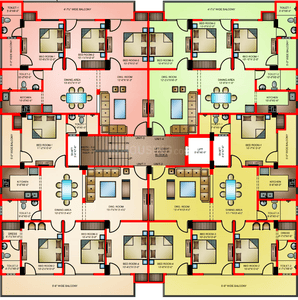 Project Image of 1200.0 - 2700.0 Sq.ft 3 BHK Builder Floor for buy in Hardik Ultra Luxury Floors