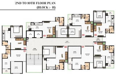 Project Image of 343.8 - 569.73 Sq.ft 1 BHK Apartment for buy in Rudra Riyal Residency