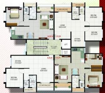 Project Image of 0.0 - 654.0 Sq.ft 2 BHK Apartment for buy in City Next City Next Shri Ganesha