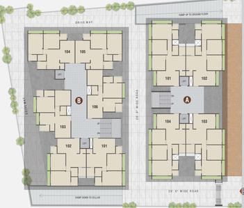 Project Image of 579.21 - 770.16 Sq.ft 2 BHK Apartment for buy in Shree Krishna Shakti Diamond