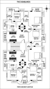 Project Image of 1415.0 - 1485.0 Sq.ft 3 BHK Apartment for buy in India Builders The Casablanca