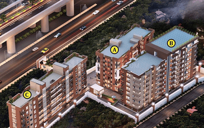 Project Image of 704.5 - 989.1 Sq.ft 2 BHK Apartment for buy in Star India Dhanraj Complex Phase I