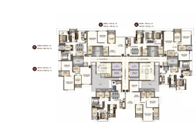 Project Image of 581.0 - 700.0 Sq.ft 2 BHK Apartment for buy in Marathon Nexzone Zodiac 2