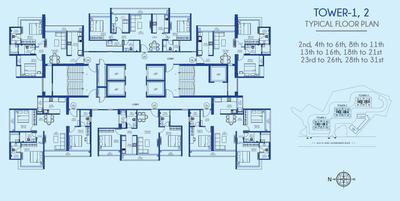 Project Image of 655.0 - 922.0 Sq.ft 2 BHK Apartment for buy in Godrej Exquisite