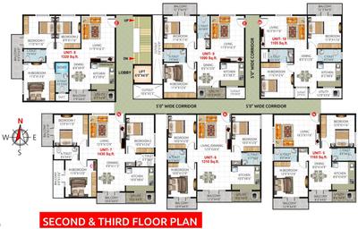 Project Image of 1090.0 - 1465.0 Sq.ft 2 BHK Apartment for buy in Thanushree Sannidhi