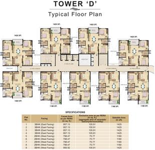 Project Image of 1160.0 - 1907.0 Sq.ft 2 BHK Apartment for buy in K Raheja Vistas Tower D To F